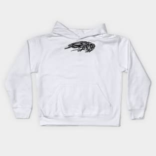 Cockroach (Side View) Kids Hoodie